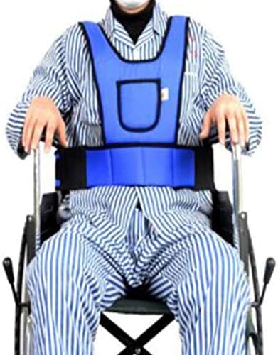 TTZ Wheelchair Safety Belt Fixed Seat Belts Elderly Belt Constrained Bands with Adjustable Straps Mad Patient (Size : Small)