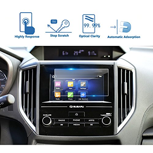 LFOTPP 2018 Crosstrek Impreza Starlink 6.5 Inch Car Navigation Screen Protector, 9H Tempered Glass Infotainment Center Touch Display Screen Protector Anti Scratch High Clarity
