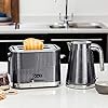 Russell-Hobbs-25250-Geo-Steel-2-Slice-Wide-Slot-Toaster-Contemporary-Design-with-Faster-Toasting-Technology-Textured-Stainless-Steel Russell Hobbs 25250 Geo Steel 2 Slice Wide Slot Toaster - Contemporary Design with Faster Toasting Technology, Textured…