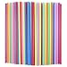 Tomnk 500 Pack Plastic Straws, Colorful Disposable Drinking Plastic Straws (0.23'' diameter and 10.3