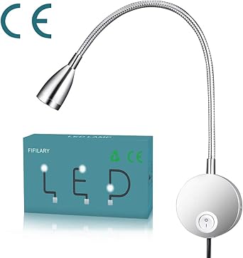 Schwanenhals Lampe,LED-Leuchte mit Aluminium-Schwanenhals