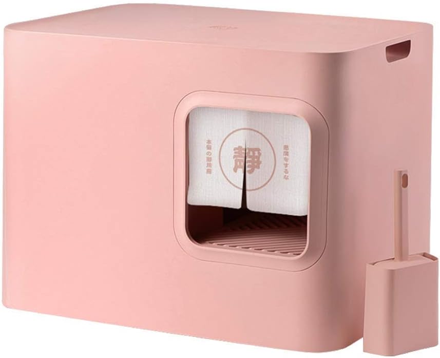 FTFDTMY-Cat Toilet Cat Litter Box Enclosure, Cat Toilet, Litter Tray Cover, Washroom Storage Bench, Indoor Cat House, Easy Assembly, Fit Most Of Litter Box (Color : 1)