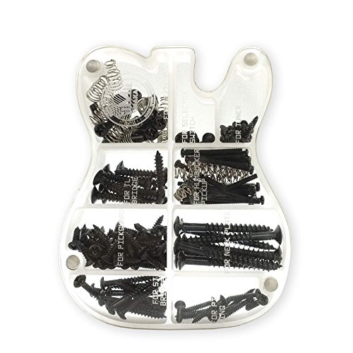 Black(Extra 12 Imperial Humbucker Pickup Screws)