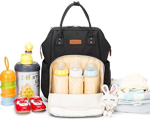 Travel Diaper Backpack for Baby Care, Durable and Large Capacity Baby bag, Multi-Function Nappy Nursing Bags for Mommy, With Stroller Straps, Fit 15.6” Laptop, Gift for Daddy Newborn