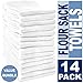 Value Basics Flour Sack Towel Set, All-Natural 100% Cotton floursack, White, 28