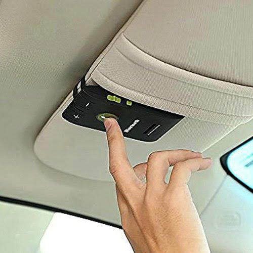 image for MMOBIEL Handsfree Wireless Bluetooth 4.0 Sun Visor Speakerphone Car Ki