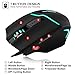 Zelotes T-10 MMO Gaming Mouse Wired [7200 DPI High Precision] [Breathing Light] USB Computer Mice Gamer Desktop Laptop PC Ergonomic Gaming Mouse, 7 Buttons for Gamer Notebook, PC, Laptop,Macbook,Blackthumb 4