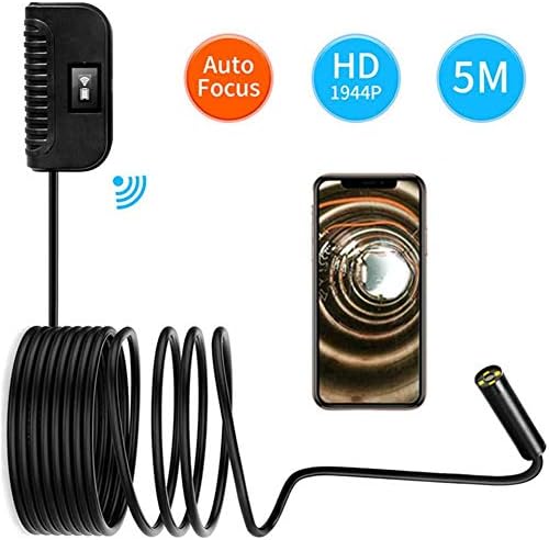 ワイヤレス内視鏡 5 0メガピクセルオートフォーカスip68防水wifiボアスコープ検査hd