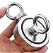 BAVITE Double Sided Neodymium Fishing Magnet,Combined 960 lbs(436KG) Pulling Force Rare Earth Magnets with 20m (65 Foot) Durable Rope and Protective Gloves