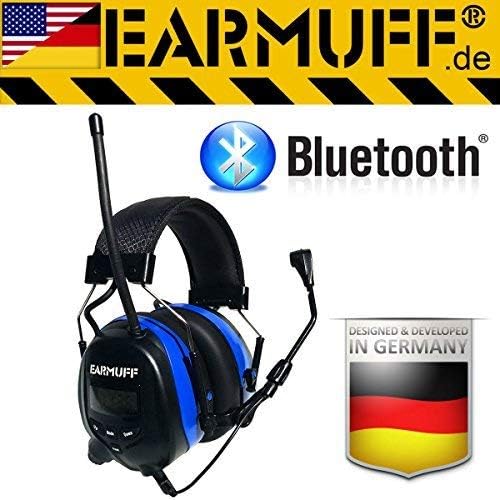 EARMUFF NNR25dB Bluetooth Edition Ear Defender Original Digital AM FM MP3 / Smart Phone Radio Headphones Hearing Protector Ear Muffs
