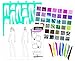Fashion Angels Project Runway Fashion Illustration Portfolio with Chroma Stix