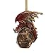 Design Toscano The Black Coal Dragon 2016 Holiday Ornament Twin