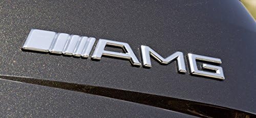 AMG CHROME REAR EMBLEM BADGE MERCEDES BENZ A B C E S CL SL ML CLK CLS SLK CLASS