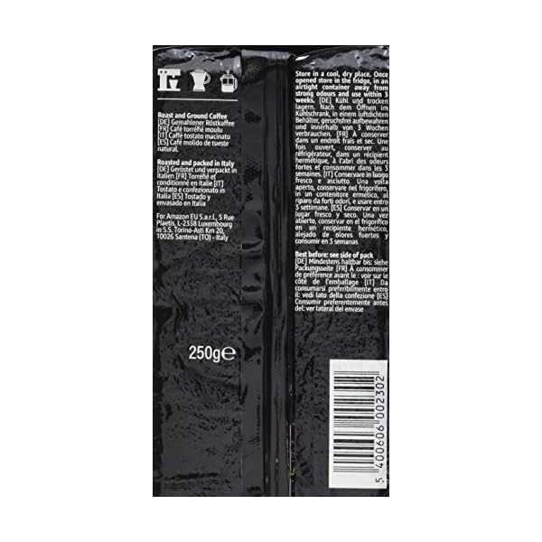 Amazon-Marke: Happy Belly Gemahlener Röstkaffee "BRASILE" (4 x 250g) – Bild 3