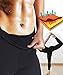 Junlan Women Weight Loss Pants Neoprene Exercise Leggings Sauna Suit Body Shaper Hot Sweat Slimming Capri Workout (Black Sauna Pants, 3XL)