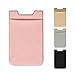 Mobile Phone Holder Backpack Wallet, Jin Yexuan 4 Color 3M Stick Type Credit Card ID Card Goalkeeper Pocket Pocket Sleeve（Pink, Gold, Gray, Black）