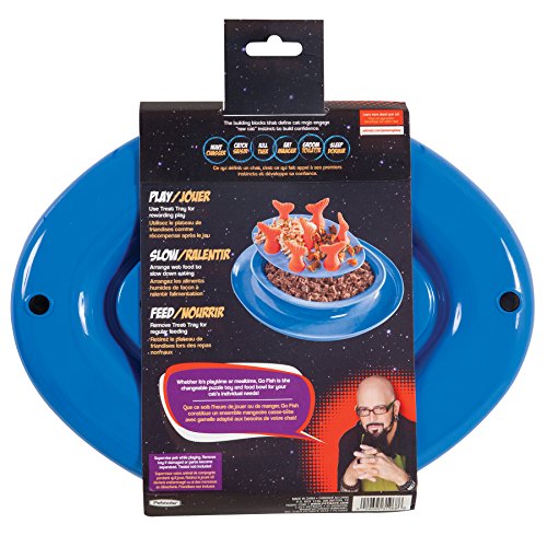 Jackson Galaxy Go Fish Slow Feeder Puzzle Bowl - Thumbnail 2