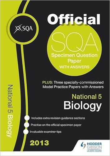 Sqa Specimen Paper 2013 National 5 Biology And Model Papers Sqa Specimen Paper National 5 Biology And Model Papers Amazon Co Uk Sqa 9781471801952 Books
