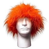 Sports Novelties Wig, Orange