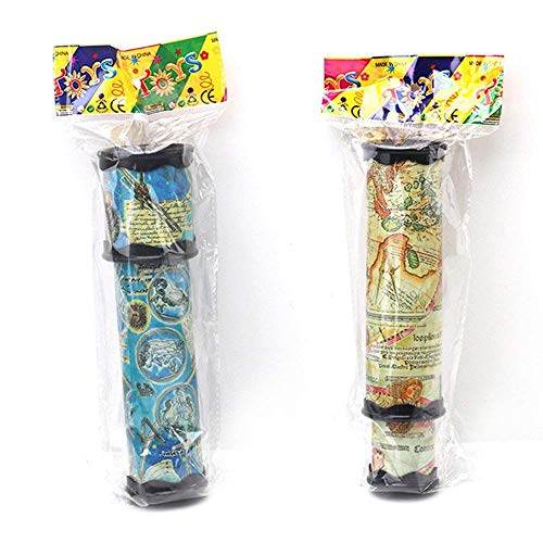 DOPHYRANIX Magic Kaleidoscope, 2 Pack Best Birthday Gift for Children (Two Colors)