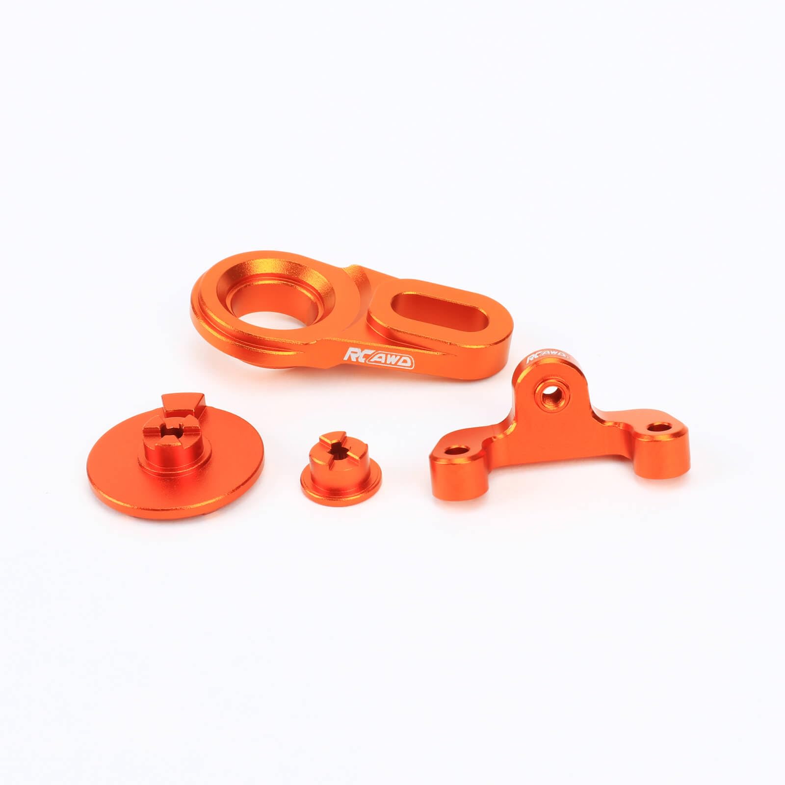 RCAWD Aluminum Servo Saver Assembly for Losi Promoto MX 1/4 Motorcycle RC upgrades part #LOS261011(Orange)