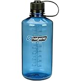 Nalgene Tritan Narrow Mouth BPA-Free Water Bottle, Slate Blue, 32 oz