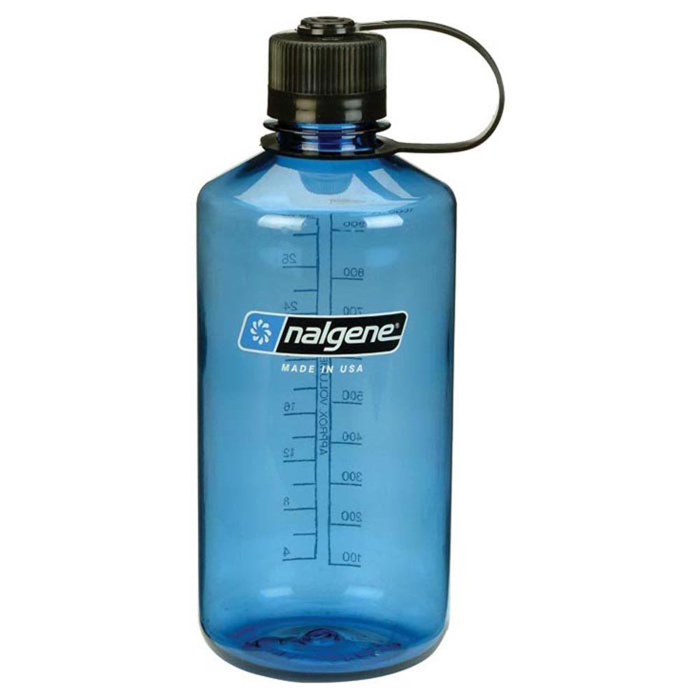 Nalgene Narrow Mouth Tritan Bottle, Blue, 1 L