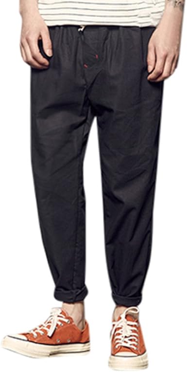 calça masculina com elastico no tornozelo