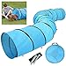 OSHOOM Yaheetech 18ft Pet Dog Agility Obedience Training Tunnel Blue - Dia.24