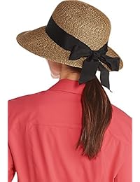 Coolibar UPF 50+ - Sombrero de sol asimétrico para mujer