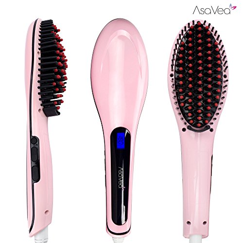 Hair straightener brush - asavea new generation faster …