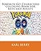 Pokemon Go Characters Coloring Book for Kids and Adults