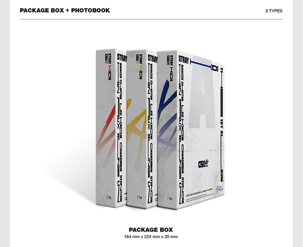 STRAY KIDS Go Live (Standard Ver.) The First Album B Type CD+Photobook+Photocards+4 Cuts Film+Secret Card+Unit Lyric Leaflet+(Extra 4 Photocards + 1 Double-Sided Photocard) - Image 3