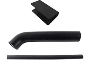 Generic Rubber Gas Filler & Vent Hoses Compatible with 1973-1978 F-150 F-250 F-350 Std Super Cab Without Evap Aft Tank - Blac