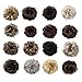 Merrylight Ladies Synthetic Wavy Curly Hair Bun Ribbon Extensions Ponytail Scrunchy Scrunchie Hair Hairpiece