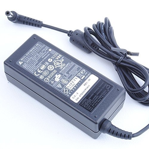 Delta Electronics 65W AC Adapter Charger for Toshiba Satellite Pro C650 C650D C850 C50 C50D C55 C55D Laptop Power Supply - 19V 3.42A - with UK Power Cord Pin Size 5.5 x 2.5 mm
