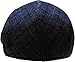 KBW-316 NAV S/M Plaid Ascot Ivy Newsboy Hat