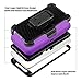 S6 Edge Plus Case, BENTOBEN S6 Edge+ Holster Case Cover - Dual Layer [Heavy Duty] Rugged Armor Protective Case Cover with Kickstand and Belt Swivel Clip for Samsung Galaxy S6 Edge Plus Case - Purple