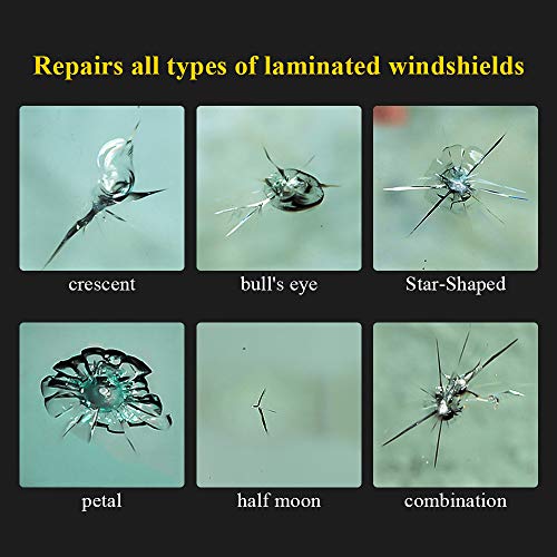 AUTOPDR (Latest Model) Windshield Crack Repair Kit, Free Drilling Glass Repair Kit for Cracks/Chips Bull's Eye/Spider Web/Stars/Crescent/Cross Fissure and Stone Damage - Thumbnail 2