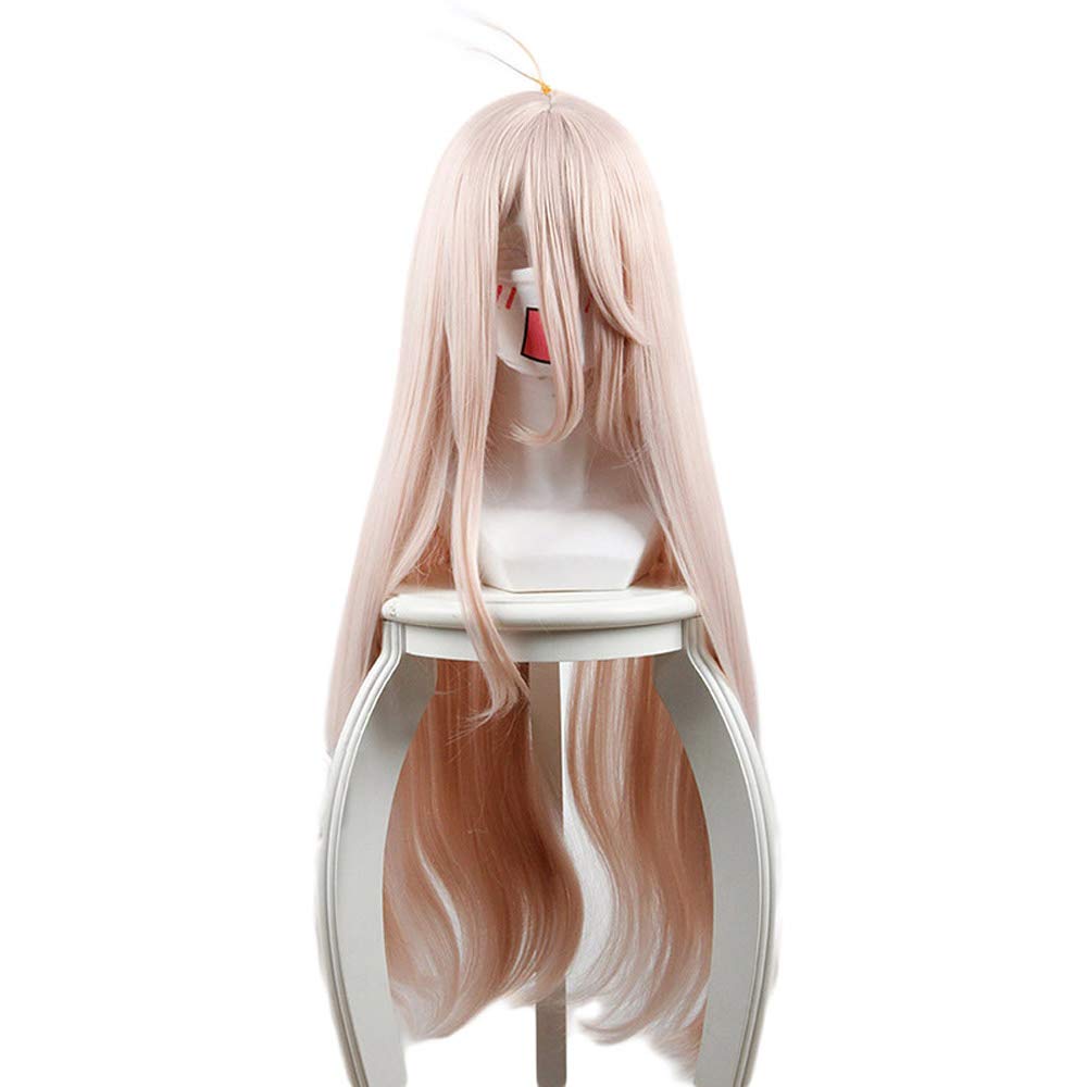 MUZI Iruma Miu Cosplay Wig, Anime Danganronpa Wigs for Halloween Party Fashion Show Synthetic Long Hair with Free Wig Cap