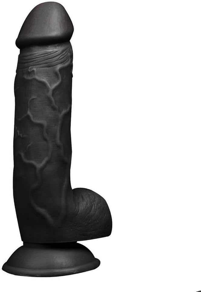WUTTUAICCI 9.25 Inch Mǎssager Toy Soft and Sáfe Réal Feel with Suction Cup Dilos for Sèx Women Sold only by TXY US (Color : Black)