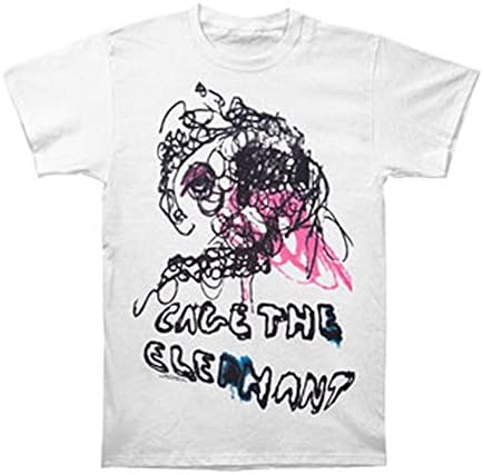 Cage The Elephant Men's One Ear T-shirt Medium White