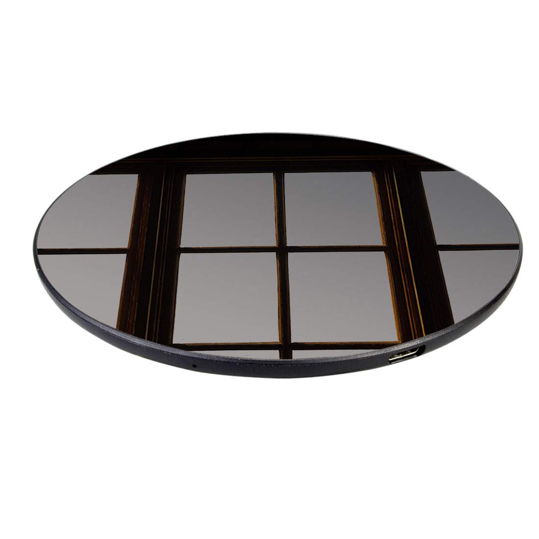 Wireless Charger, Glamore Ultra Slim Fast Wireless Charging for Sumsang Galaxy Note 8/S8/S8 Plus/S7/S6 Edge, Standard Charging for iPhone X/8/8 Plus (10W)