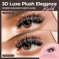 LASHVIEW Lash Clusters 3D 168pcs D Curl Lash