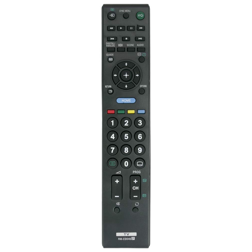 VINABTY RM-ED046 Replace Remote f Sony TV KDL-40NX520 KDL-40BX420 KDL-37BX420 KDL-32NX520 KDL-32BX420 KDL-32BX321 KDL-32BX320 KDL-26BX321 KDL-26BX320 KDL-42EX410 KDL-32EX310 KDL-22EX310 KDL-22CX32D