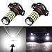 Alla Lighting 2000 Lumens High Power 2835 51-SMD Super Extremely Bright 6000K White 12276 2504 PSX24W LED Bulbs for Fog Light Lamps Replacement