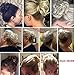 merrylight Scrunchy Chignon Hairpiece Synthetic Messy Faux Hair Bun Holder Wiglets Ponytail Hairpieces for Women(Blonde-613W)