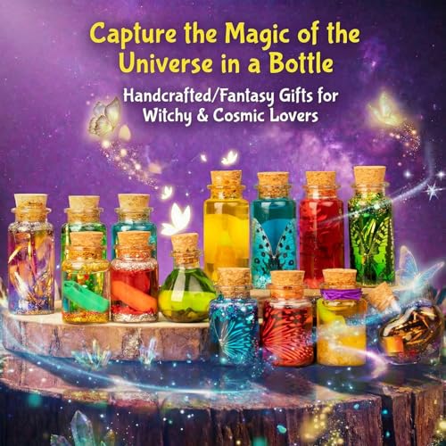 Alritz Fairy Potions Kit, Magic Mix Kit 20 Bottles, Decorations Ornaments Garden Crafts Birthday Gifts Toys for Girls 6 7 8 9 10 Years Old Families Party Outdoor Indoor