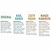 Rhythm Superfoods Kale Chips, Variety Pack, Original/Zesty Nacho/Kool Ranch/Mango Habanero, Organic and Non-GMO, 2.0 Oz (Pack of 4), Vegan/Gluten-Free Superfood Snacks