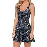 SheOutfit Women's Hot Deathly Hallows Skater Dress
